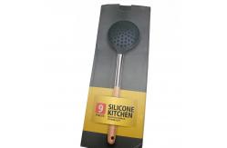 China Wood Handle Kitchen Spatula Set , Spatula Kitchen Utensils Holiday Use supplier