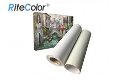 China Waterproof OBA Free 360gsm Art Poly Cotton Canvas Roll For EPSON Printer supplier