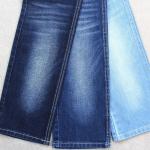 380gsm Cotton Polyester Spandex Denim Fabric Dark Blue With Slub Medium Stretch for sale
