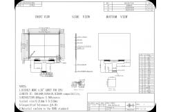 China HINK 4.2'' 400*300 SSD1608 MCU interface e-paper display EPD supplier
