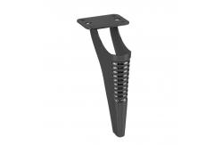 China 180mm New Black Chair Replaced with Gold-plated Metal Furniture Sofa Legs supplier