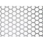 Hexagonal Hole Sheet Perforated Metal Mesh Stainless Steel