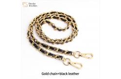 China Diy Handbag Bag Purse Chain Strap , Metal Crossbody Chain With Buckle supplier