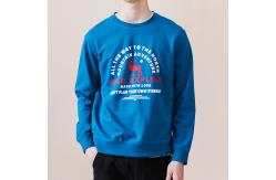 China Fleece Fabric Plain Crew Neck Sweatshirt Unisex Long Sleeve Jumper Pullover supplier