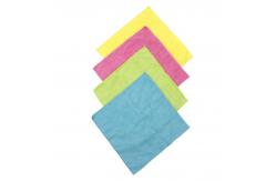 China 40x40 Piped Warp Knitted Blue Microfiber Fabric 80% Polyester 20% Polyamide supplier