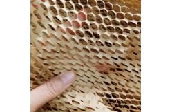 China Honeycomb Bubble Roll Cushioning Packaging Paper Stretch Kraft Paper supplier