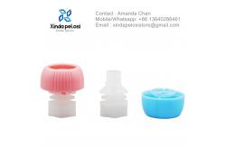 China Customized Plastic Anti Choke Cap Plastic Spout Cap For Drink Bag supplier