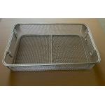 Sterilization Storage Wire Mesh Baskets Stacking Handle Medical Instruments Container