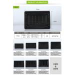 Recyclable Disposable Plastic Sushi Tray OEM With Anti Fog Lid