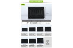 China Recyclable Disposable Plastic Sushi Tray OEM With Anti Fog Lid supplier