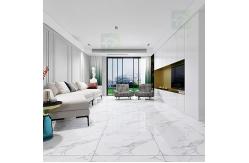 China White Marble Look High Glossy Porcelain Floor Tiles 60x60cm Anti - Fouling supplier