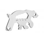 55MM Lightweight And Animal Design Metal Bottle Opener Durable Item Stainless Steel Multi-purpose EDC Tool Card for sale