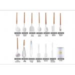 Odorproof Silicone Kitchen Utensil Sets 14pcs Scratchfree Dentless With Holder for sale