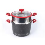 Safe Bakelite Handle 2 Sets 20cm Couscous Steamer Pots for sale