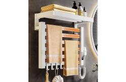 China Wall Mounted Electric Heated Towel Rack Electric Towel Warmers For Bathrooms supplier