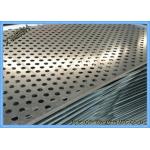 Thick Square Hole Perforated Sheet Metal Hot Dipped Galvanized 1.5mm Thickness for sale