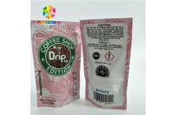 China Laminated Material Plastic Pouches Packaging k Stand Up Bags With One Way Valve supplier