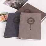 8.5 X 11 Inch Size Suede Leather Notebook , Durable Soft Cover Lined Notebook for sale