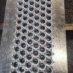 Steel Anti Slip 6mm Grip Strut Safety Grating Perf O Shape Panel for sale