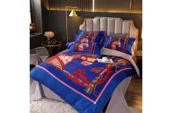China Home Luxury Bedding Set with Matching Curtains and Customizable Duvet Cover supplier