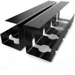 430x100x100mm Custom Office Desktop Cable Organizer for Under Desk Cord Management Tray for sale