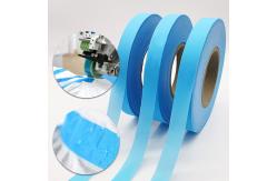 China Single Side Self Adhesive Anti Seam Sealing Blue Tape For Waterproof Suit supplier