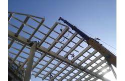 China Single Sheet Roofing Steel Structure Building H Galvanized Column Tailored Solution supplier