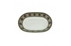 China OEM Melamine Plate Home Rectangle Flower Melamine Dinnerware Tasteless supplier