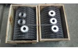 China Stainless Steel 304 Wire Mesh Conveyor Belt Great Wall Honeycomb Matching Spocket supplier