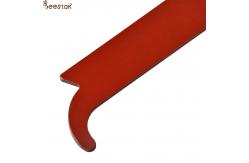 China Honey Bee Hive Tool Uncapping Knife Beekeeping Equipment Red Hive Tool With Hook supplier