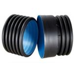 1.6Mpa Black Double Wall PE Pipe Fittings HDPE Light Weight for sale