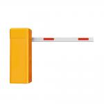 OEM Orange Drop Arm Barrier Gate For Car Parking Management for sale