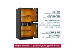 China Patented Double Rows Bolts Home Safe Box Double Door Dual Alarm supplier