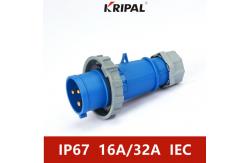 China 5P 16A Three Phase IP67 IEC Standard Industrial Plug Socket Dustproof supplier