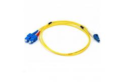 China LSZH Simplex Fiber Optic Patch Cord Singlemode Fiber Jumper Cables supplier