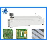 Lead Free SMT Mounting Machine 28KW ETON 6 Zone Reflow Oven For SMT Line for sale