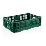 Card Clip Design Plastic Moving Crates Fruit Vegetable Storage Baskets for sale