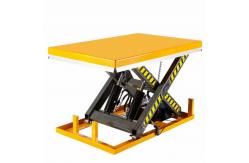 China 4 Ton Capacity Small Hydraulic Lift Table Fixed Scissor Lifting Platform supplier