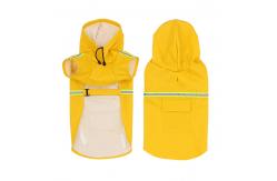 China Waterproof Windproof Rainproof Reflective Design Poncho Pu Dog Clothes supplier