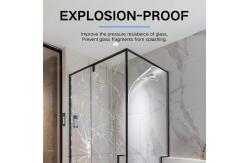 China 16mil Safety Self-Adhesive Shatter Proof Glass Film for Explosion Resistance supplier