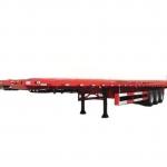 CIMC 13*2.55*2.9m 3AXLE loading capacity 80T selected locks 2 tool boxes electrophoretic KTL powder painted FLATBED SEMI TRAILER for sale