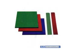 China IAAF Wear Resistance Playground Rubber Safety Tiles High Elasticity supplier