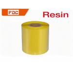 Yellow Resin Flat Thermal Transfer Ribbon ,  Printability Zebra Ink Ribbon for sale