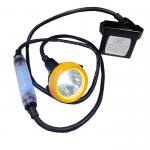 3.7V LED Mining Helmet Light with Blue Rear Light for Underground Work for sale