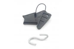 China Galvanised Fiber Drop Wire Clamp UV Resistant For 1 Copper Pair supplier