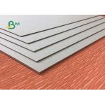 Uncoated Laminated Grey Board 1.0mm - 3.0mm Thickness Grey Carton Paper For Packing Box for sale