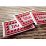 Custom Silver Reflective Screen Printed Keyring Chain For Promotion Gift