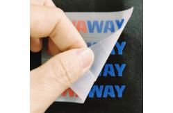 China Custom 3D Rubber Heat Transfer Logo 3D Silicone Heat Transfer Labels Eco Friendly supplier