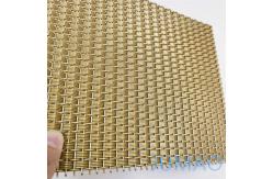 China Sustainable Architectural Mesh Brass Copper High Strength supplier