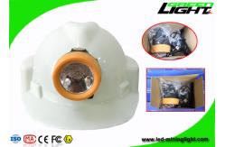 China ABS Material Led Mining Cap Lamp 10000lux Brightness Anti Explosive With USB Charger supplier